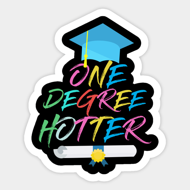 Graduaton One Degree Hotter Cute Wne Bottle Label Gft - Etsy